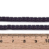Opaque Solid Color Glass Beads Strands LS-GLAA-N065-4x4mm-C07-4
