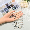 345Pcs 15 Color Electroplate Glass Beads Strands EGLA-Q026-03-6