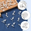 2 Pairs Alloy Stud Earrings for Women EJEW-FS0001-27H-4