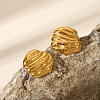 Autumn Winter High-End Stainless Steel Stud Earrings for Women MR8055-3-1