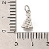 Rack Plating Brass Micro Pave Cubic Zirconia Charms KK-H508-30P-3