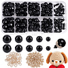 Plastic Doll Eyes & Nose Sets FIND-WH0420-144C-1