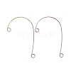 Rainbow Color 316 Stainless Steel Ear Cuff Findings STAS-H148-02M-1