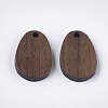 Walnut Wood Pendants WOOD-S054-04-2