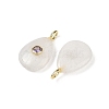 Natural White Moonstone Pendants G-H322-01G-09-2