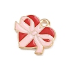Valentine's Day Alloy Enamel Pendants ENAM-I084-01KCG-22-2