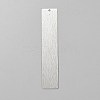 Stainless Steel Blank Bookmarks Making STAS-WH0027-99-1