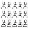 Zinc Alloy Swivel D Rings Lobster Claw Clasps X1-E341-8-B-1