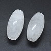 Natural Quartz Crystal Two Half Drilled Holes Beads G-G795-11-10-2