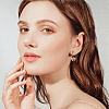 12Pcs 2 Colors Rack Plating Brass Micro Pave Cubic Zirconia Pendants KK-HY0003-89-5