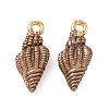Brass with Enamel Charms KK-CBA61F8-01G-01-1