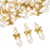 20Pcs Imitation Pearl Acrylic & Alloy Pendants PALLOY-JF03896-3