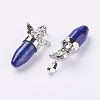 Natural Lapis Lazuli Pendants G-E397-13P-1