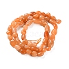 Natural Red Aventurine Beads Strands G-P497-01C-59-3