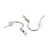 316 Surgical Stainless Steel French Hooks with Coil STAS-E163-58P-01-2