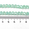 Baking Electroplate Glass Beads Strands X1-DGLA-A039-J6MM-B07-4
