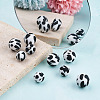 20Pcs 2 Colors Silicone Beads SIL-TA0001-07A-3