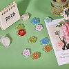 14Pcs 7 Colors Flower Handmade Wool Felt Ornament Accessories FIND-CA0010-13-4