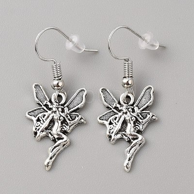 Bohemia Alloy Dangle Earrings for Women EJEW-WH0009-42D-1