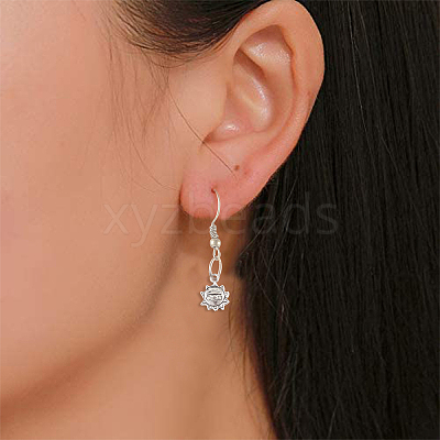 100Pcs 10 Styles Tibetan Style Alloy Charms TIBEP-CJ0001-59-1