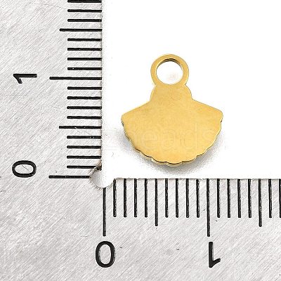 304 Stainless Steel Enamel Charms STAS-K263-86B-G-1
