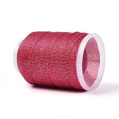 200M 6-Ply Sparkle Polyester Cord with Metallic Thread OCOR-T019-01A-08-1