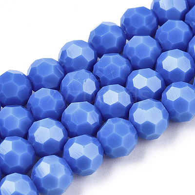 Opaque Glass Beads Stands EGLA-A035-P6mm-D07-1