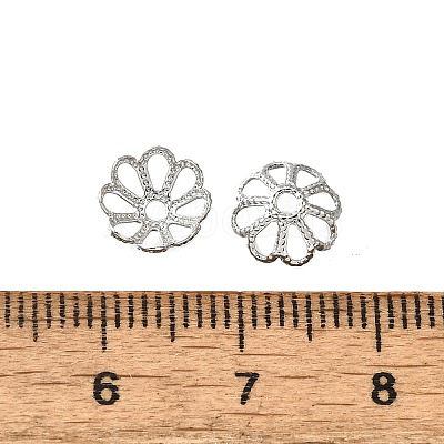 Rack Plating Brass Bead Caps KK-F090-21P-02-1
