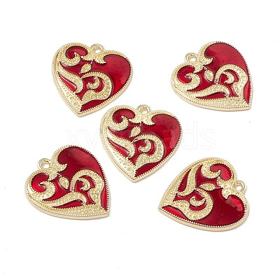 Halloween Alloy Enamel Pendants FIND-G024-06LG-1