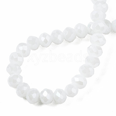 Electroplate Glass Beads Strands EGLA-A034-P6mm-A23-1