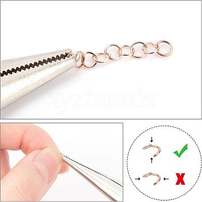 1000Pcs 304 Stainless Steel Open Jump Rings STAS-UN0029-59-1