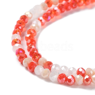 Glass Beads Strands EGLA-A034-M4mm-27-1