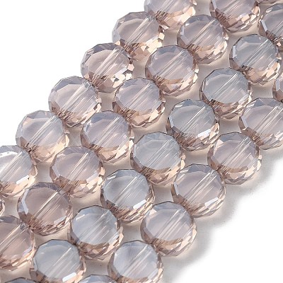 Electroplate Glass Beads Strands EGLA-C010-01A-PL04-1