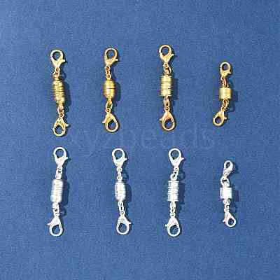 8 Styles Brass Magnetic Clasps Converter KK-FS0001-94-1