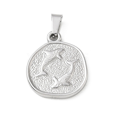 304 Stainless Steel Pendants SA-CBA34D4-03G-P-1