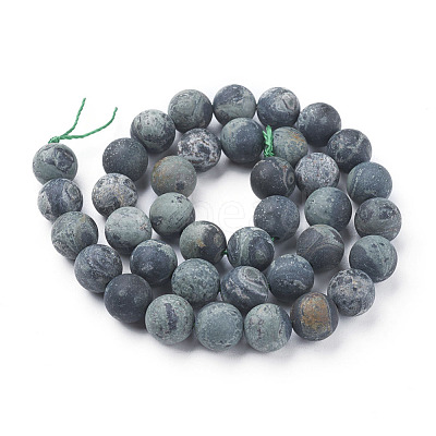 Natural Kambaba Jasper Beads Strands G-P430-02-D-1