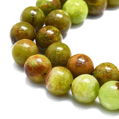 Natural Green Opal Beads Strands G-K245-A17-A05-1