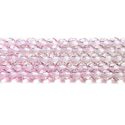 Transparent Gradient Color Glass Beads Strands GLAA-G101-2mm-14-1