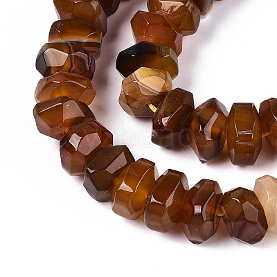 Natural Agate Beads Strands G-N356-01A-03-1