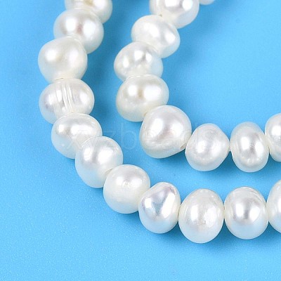 Natural Cultured Freshwater Pearl Beads Strands PEAR-T006-16B-1