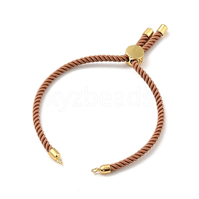 Half Finished Twisted Milan Rope Slider Bracelets FIND-G032-01G-21-1