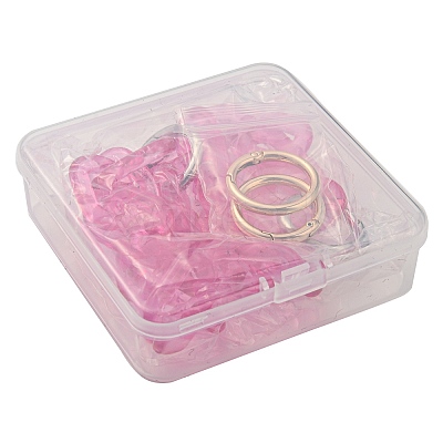 1Pc Transparent Acrylic Cable Chain Bag Straps FIND-WR0008-76-1