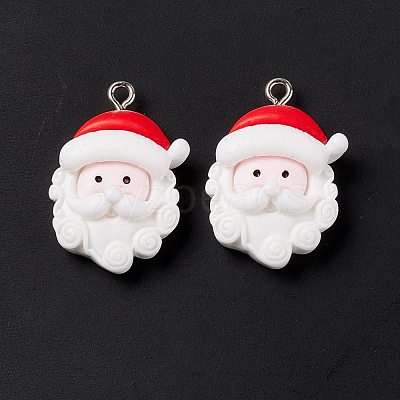 Christmas Theme Opaque Resin Pendants FIND-E025-14-1