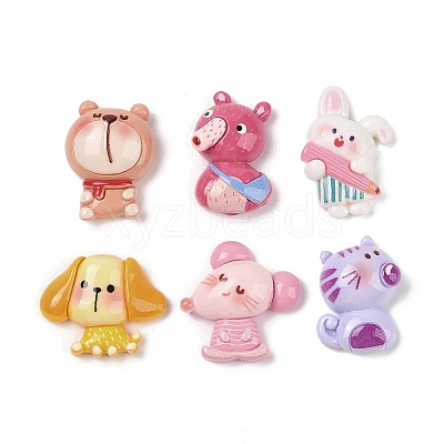 Opaque Resin Animal Decoden Cabochons RESI-Q230-08-1