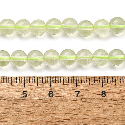 Natural Lemon Quartz(Heated) Beads Strands G-G286-A04-6mm-1