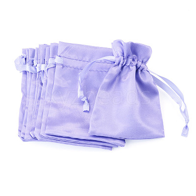 10Pcs Brocade Good Luck Fortune Drawstring Gift Blessing Bags PAAG-TADJ0001-01H-1