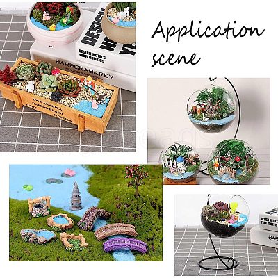 Resin Dollhouse Building Accessories DJEW-GF0001-54-1