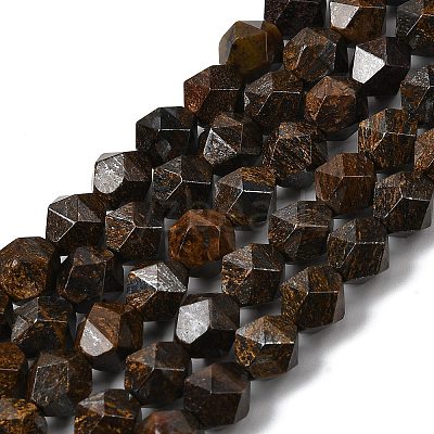 Natural Bronzite Beads Strands G-Z119-A30-02-1
