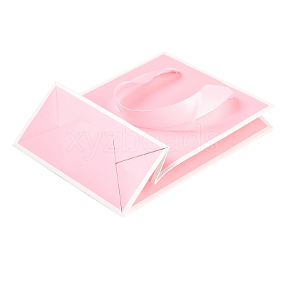 Rectangle Paper Bags with Ribbon Handles CARB-L011-01B-04-1