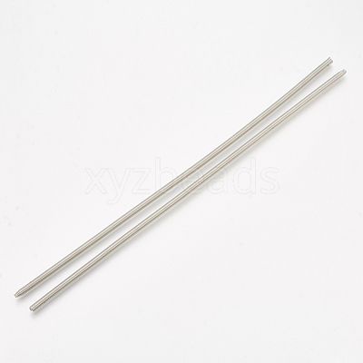 Round Iron French Wire BJEW-T007-03P-NF-1